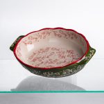 Форма для запікання Vintage 25×15×5 (см) овальна з ручками Зелена HM05-01 - Зображення 3