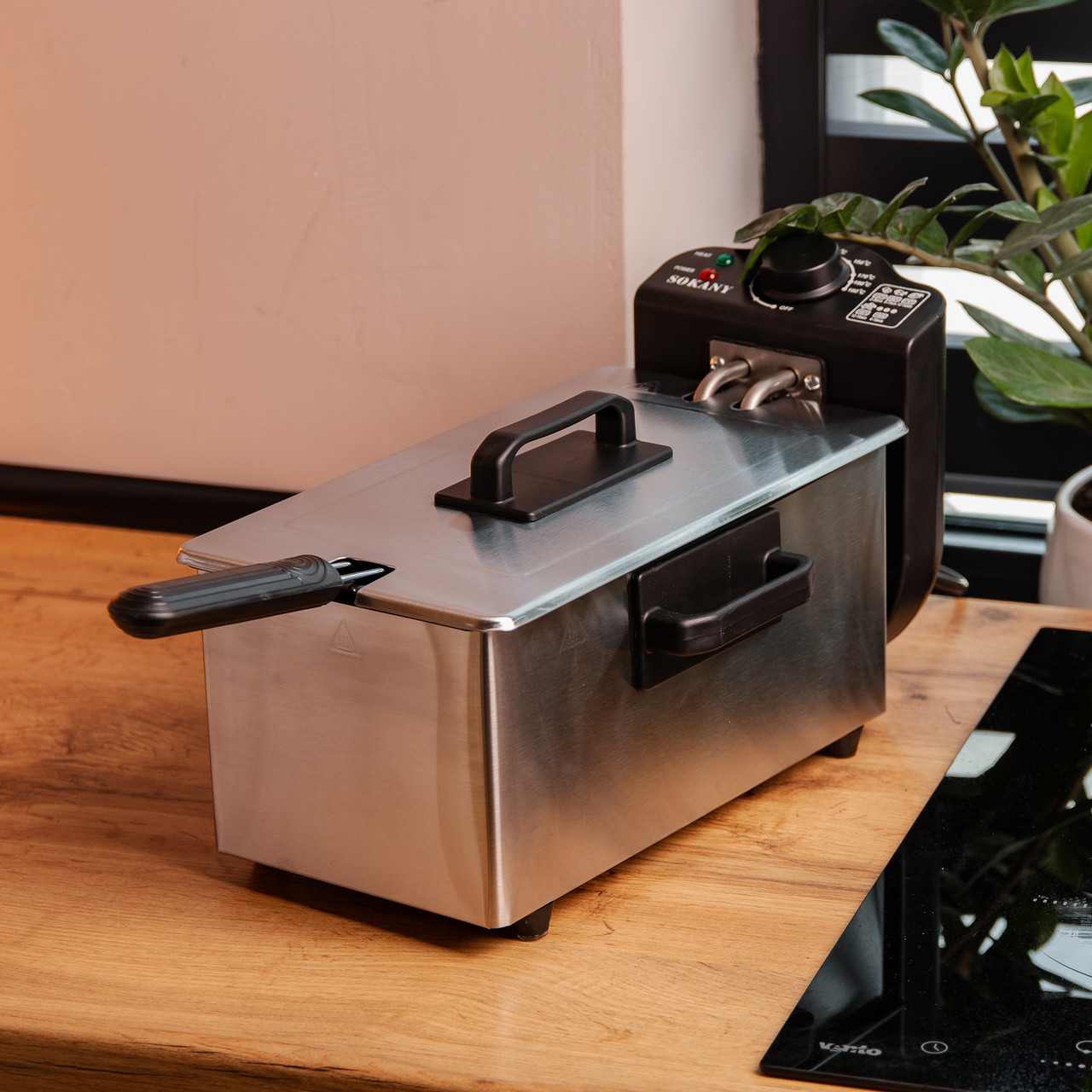 Фритюрниця професійна Sokany WJ800 на 3.5 літра, 2000 Вт, 2000 Вт - Зображення 8