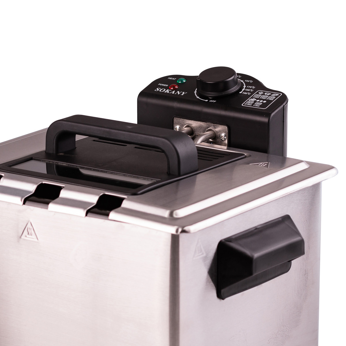 Фритюрниця Sokany WJ801 електрична на 5 літрів, професійна - Зображення 3