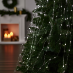 Гірлянда Кінський хвіст 3 м 20 ліній на 600 led лампочок на мідному дроті від мережі Білий 1733015W - Зображення 3