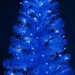 Гірлянда Різдвяна фея вулична 100 м 1000 LED білий провід Синій CF1000L100MWBL - Зображення 4