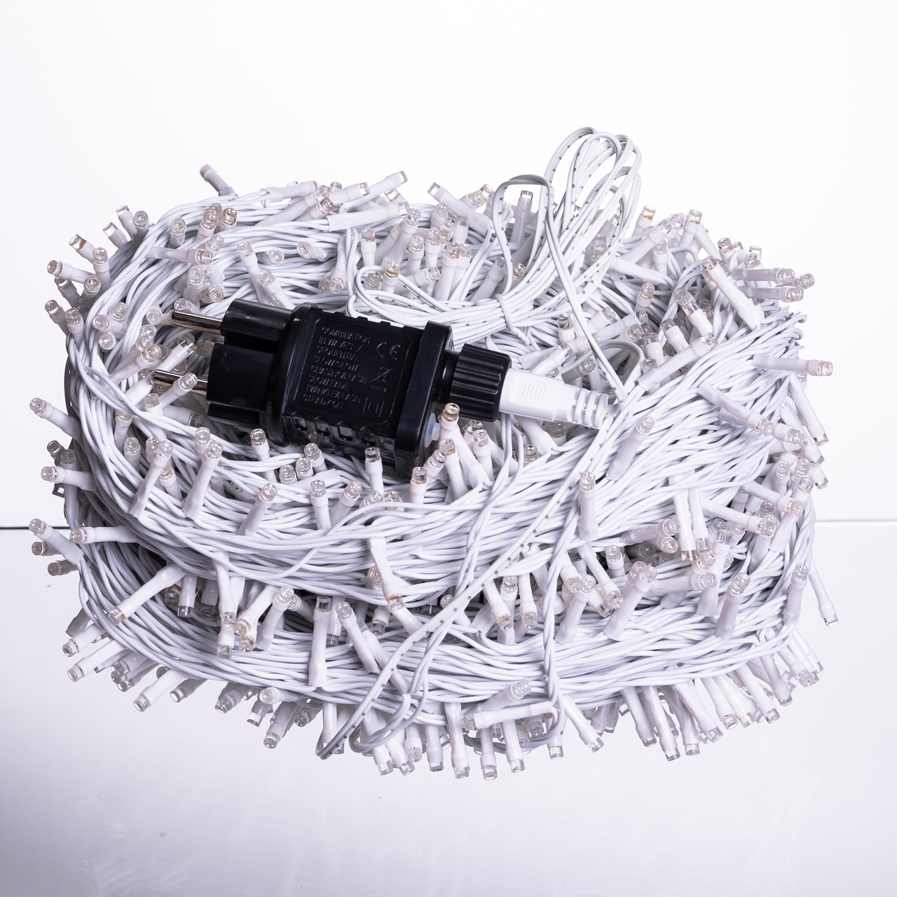 Гірлянда Різдвяна фея вулична 100 м 1000 LED білий провід Синій CF1000L100MWBL - Зображення 9