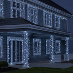 Гірлянда Різдвяна фея вулична 50 (м) 500 LED чорний провід Білий CF500L50MBW - Зображення 4