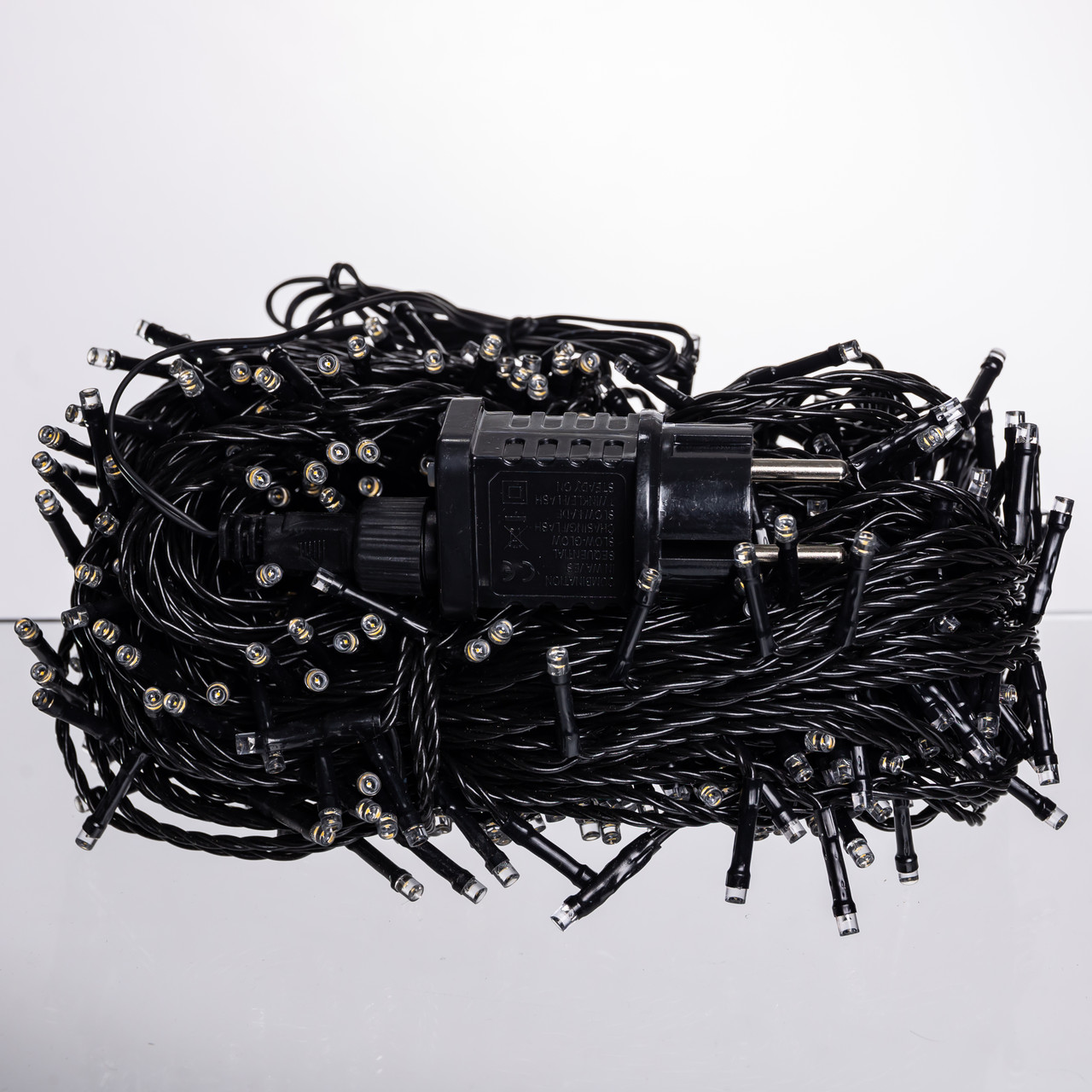 Гірлянда Різдвяна фея вулична 50 (м) 500 LED чорний провід Жовтий CF500L50MBY - Зображення 5