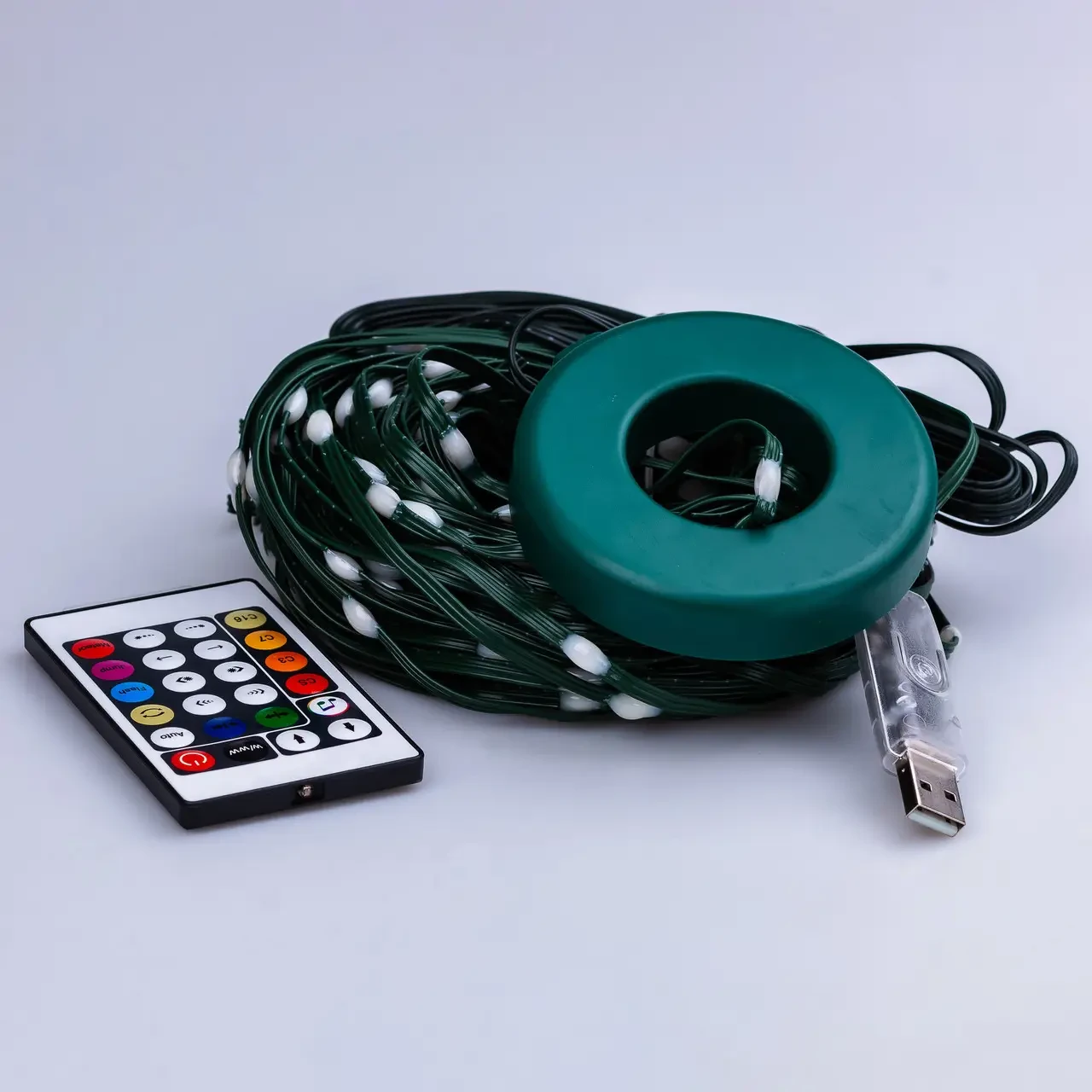 Розумна гірлянда Smart 250 LED довжина 2,5 м з керуванням зі смартфона зелена, мультиколор 1733043GR - Зображення 6