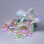 Гірлянда штора 3х0,7 м Зірки на 108 LED лампочок світлодіодна 6 великих та 6 маленьких зірок 9В 8 режимів 1733053ML - Зображення 7