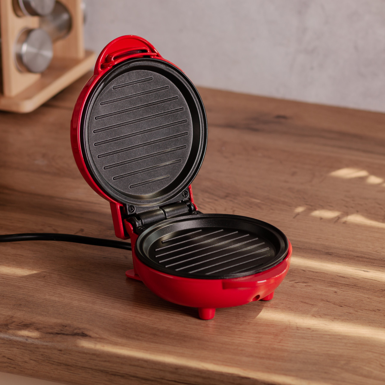 Гриль електричний настільний компактний  550 Вт з антипригарною поверхнею Sokany SK-BBQ-853 - Зображення 9