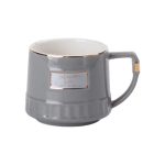 Чайний набір на 6 персон (з заварювальним чайником та порцелянаовою підставкою), сірий HP-15-5 - Зображення 5