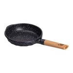 Мармурова алюмінієва сковорода з антипригарним покриттям 1 літр Ø 20 см з товстим дном MGC чорна HP-4-416B - Зображення 2