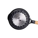 Мармурова алюмінієва сковорода з антипригарним покриттям 1 літр Ø 20 см з товстим дном MGC чорна HP-4-416B - Зображення 4