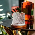 Склянка для віскі 300 мл з бамбуковою підставкою HP1602 - Зображення 2