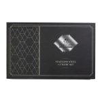 Набір столових приборів 24 предмети столовий набір на 6 персон Золотистий з чорним HP-20-46 - Зображення 5