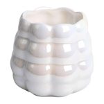 Набір десертних виделок і ложок на 3 персони з підставкою з порцелянау 7 предметів Перламутровий HP-20-62 - Зображення 6