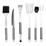 Набір аксесуарів для барбекю, мангала, гриля 6 предметів 40х10х5 см мангальне приладдя HP-20-73 - Зображення 2