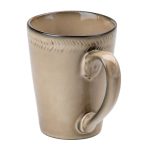 Чашка порцелянова 300 мл для чаю та кави бежева HP23383 - Зображення 3