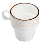 Чашка порцелянова 350 мл для кави чаю Біла HP23384 - Зображення 2