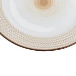 Тарілка сервірувальна 26 см плоска порцелянова HP23387 - Зображення 3