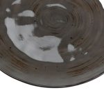 Тарілка сервірувальна кругла 26 см плоска порцелянова коричнева HP23393 - Зображення 5