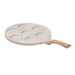 Сковорода смайл Ø 26.5 (см) на 7 секцій для панкейків бежева HP39584W - Зображення 3