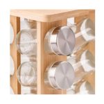 Набір для спецій на дерев'яній підставці 12 предметів по 100 мл HP531B6612Z - Зображення 3