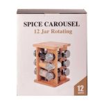 Набір для спецій на дерев'яній підставці 12 предметів по 100 мл HP531B6612Z - Зображення 5