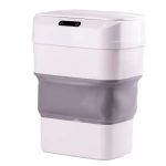 Відро для сміття складане із сенсорною кришкою від 8 л до 17.5 л сірий HPLN1 - Зображення 3