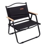 Крісло розкладне туристичне 50×51×64 см крісло складне для пікніка на природу Чорне HP-SY-2 - Зображення 2