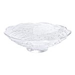 Фруктовниця скляна Ø23 ваза для фруктів Листя лотоса HP-YH-12 - Зображення 3