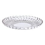 Сервірувальне блюдо Ø 28 см прозоре кругле для дому та кафе HP-YH-32 - Зображення 3