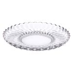 Сервірувальне блюдо Ø 28 см прозоре кругле для дому та кафе HP-YH-32 - Зображення 5