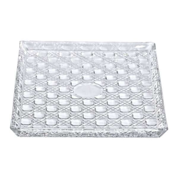 Блюдо для закусок Lirmartur скляне 24,5*20,5*2 см HP-YH-38