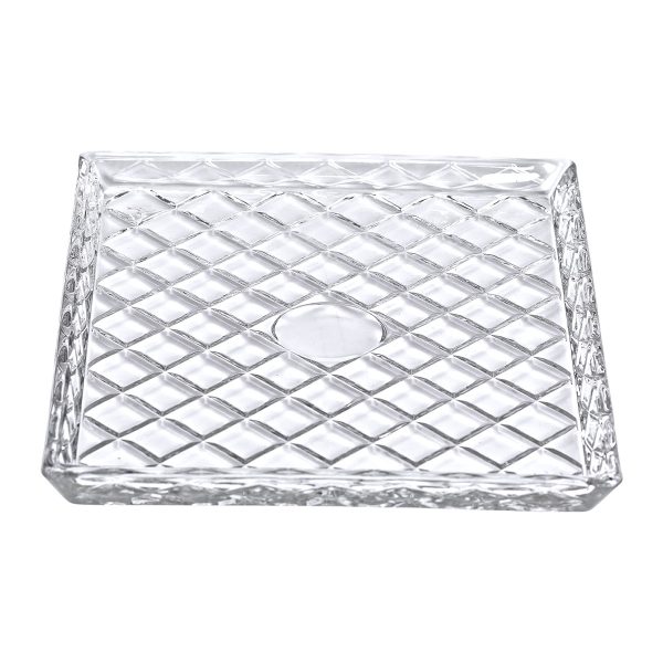 Блюдо для закусок Lirmartur скляне 24,5*20,5*2 см HP-YH-39