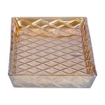 Блюдо для закусок скляне 27,5*13,5*2,5 см квадратне HP-YH-55 - Зображення 3