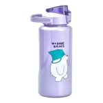 Набір пляшок 3 в 1 Панда з поїлкою і ручкою 0.3 (л) 0.7 (л) 2 (л) Фіолетовий HPZSB120014V - Зображення 2