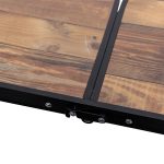 Розкладний стіл + 4 стільці кемпінговий набір для пікніка, риболовлі, відпочинку, туризму Коричневий JY-12060BR - Зображення 2