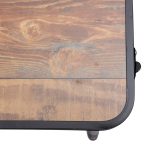 Розкладний стіл + 4 стільці кемпінговий набір для пікніка, риболовлі, відпочинку, туризму Коричневий JY-12060BR - Зображення 9