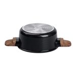 Алюмінієва каструля з керамічним покриттям антипригарним 2.5 л Ø 20 см чорний MGC HP-4-452B - Зображення 4