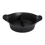 Алюмінієва каструля Ø 30 см 2-ступінчасте мармурове антипригарне покриття Чорний MGC HP-4-413B - Зображення 5