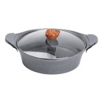 Алюмінієва каструля Ø 30 см Мармур з антипригарним покриттям сірий MGC HP-4-413G