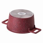 Алюмінієва каструля об'ємом 3 літри з кришкою Ø 20 (см), з антипригарним покриттям MGC HP-4-445R - Зображення 2