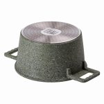 Алюмінієва каструля об'ємом 3 літри з кришкою Ø 20 (см), з антипригарним покриттям MGC HP-4-445GR - Зображення 2