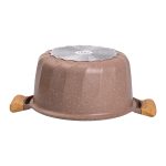 Велика алюмінієва каструля об'ємом 11 літрів з антипригарним покриттям Ø32 см HP-4-435CO - Зображення 3