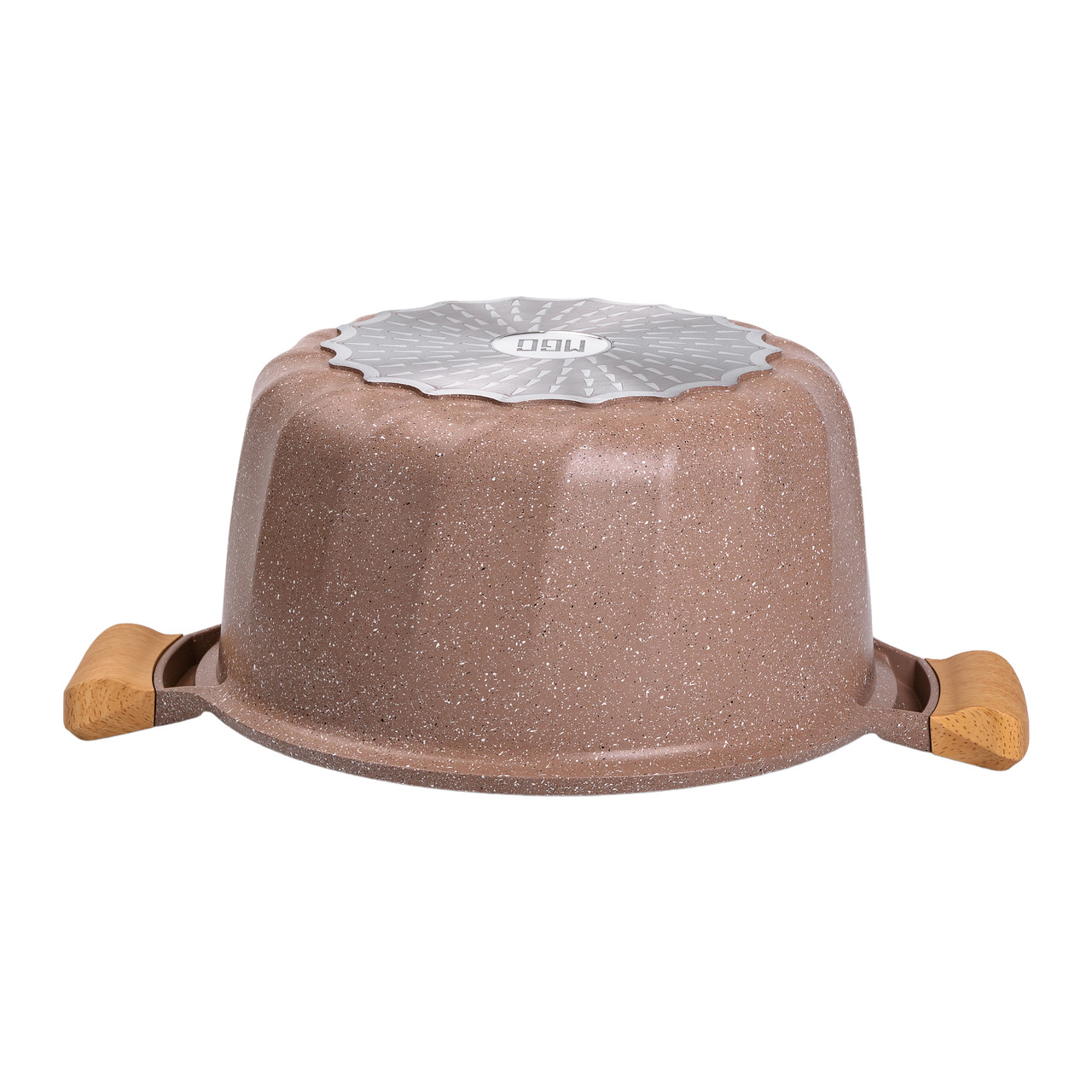 Велика алюмінієва каструля об'ємом 11 літрів з антипригарним покриттям Ø32 см HP-4-435CO - Зображення 3