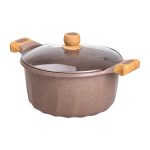 Велика алюмінієва каструля об'ємом 11 літрів з антипригарним покриттям Ø32 см HP-4-435CO - Зображення 4