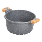 Велика алюмінієва каструля з кришкою, діаметр 28 см, з антипригарним покриттям, 8 літрів HP-4-434G - Зображення 2