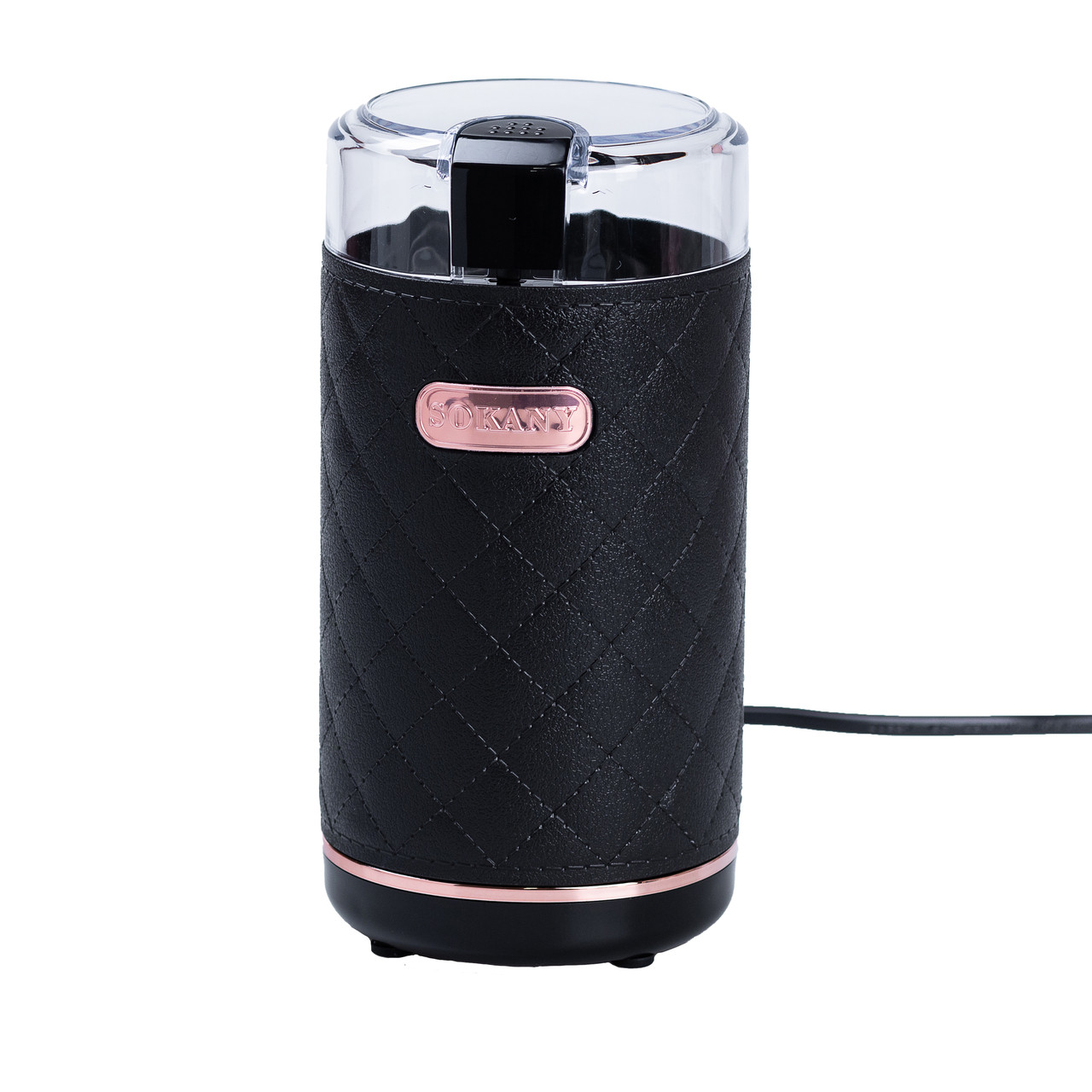 Кавомолка електрична Sokany 150 Вт Чорна Lugi SK-3027B - Зображення 4