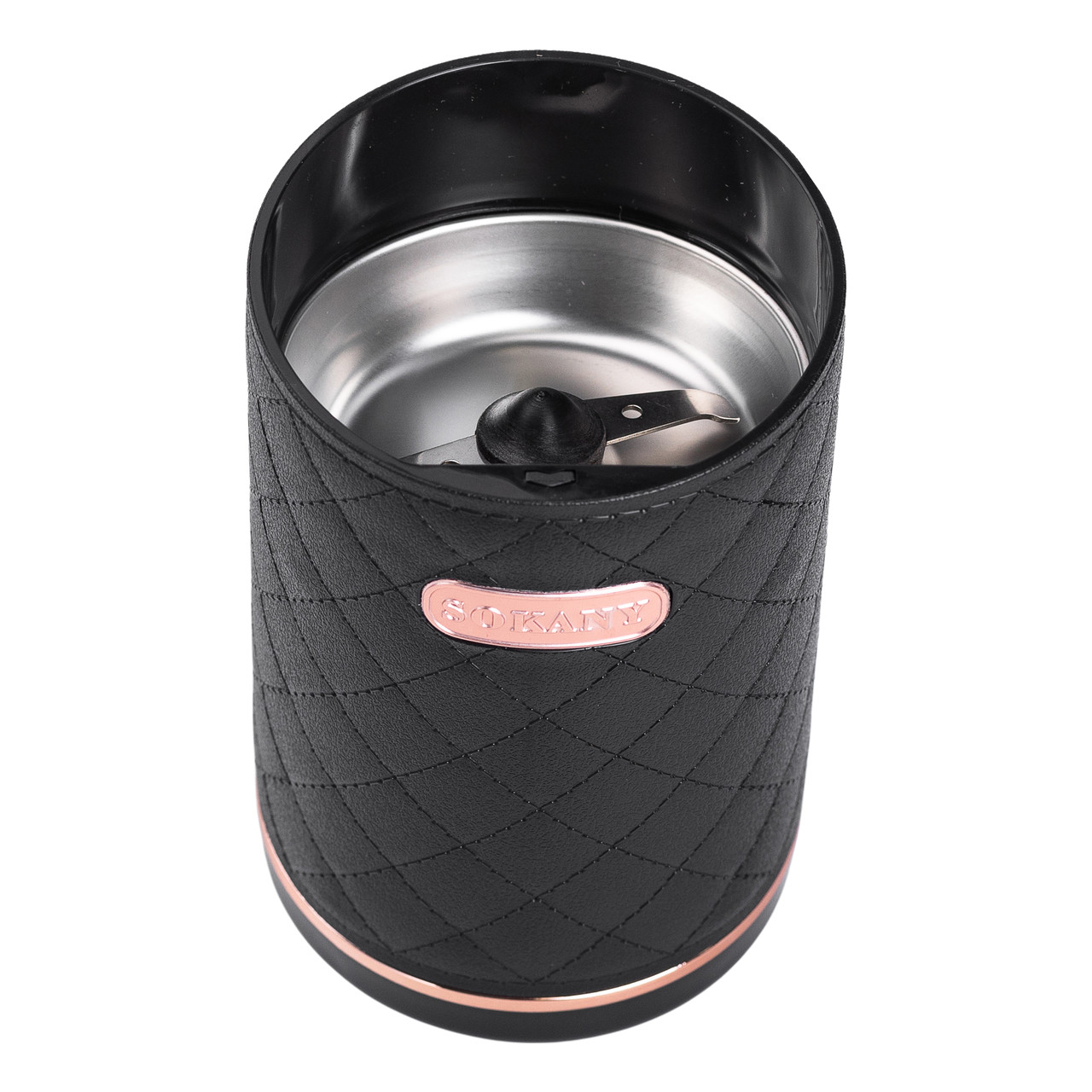 Кавомолка електрична Sokany 150 Вт Чорна Lugi SK-3027B - Зображення 7