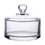 Цукерниця з кришкою Ø 10 см скляна HP-YH-24