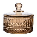 Цукерниця з кришкою Ø 10 см скляна HP-YH-75