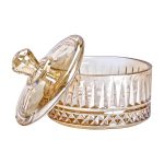 Цукерниця з кришкою Ø 10 см скляна HP-YH-75 - Зображення 3